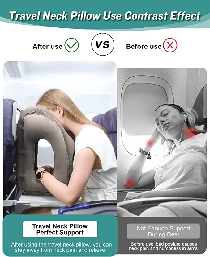 Inflatable Travel Pillow