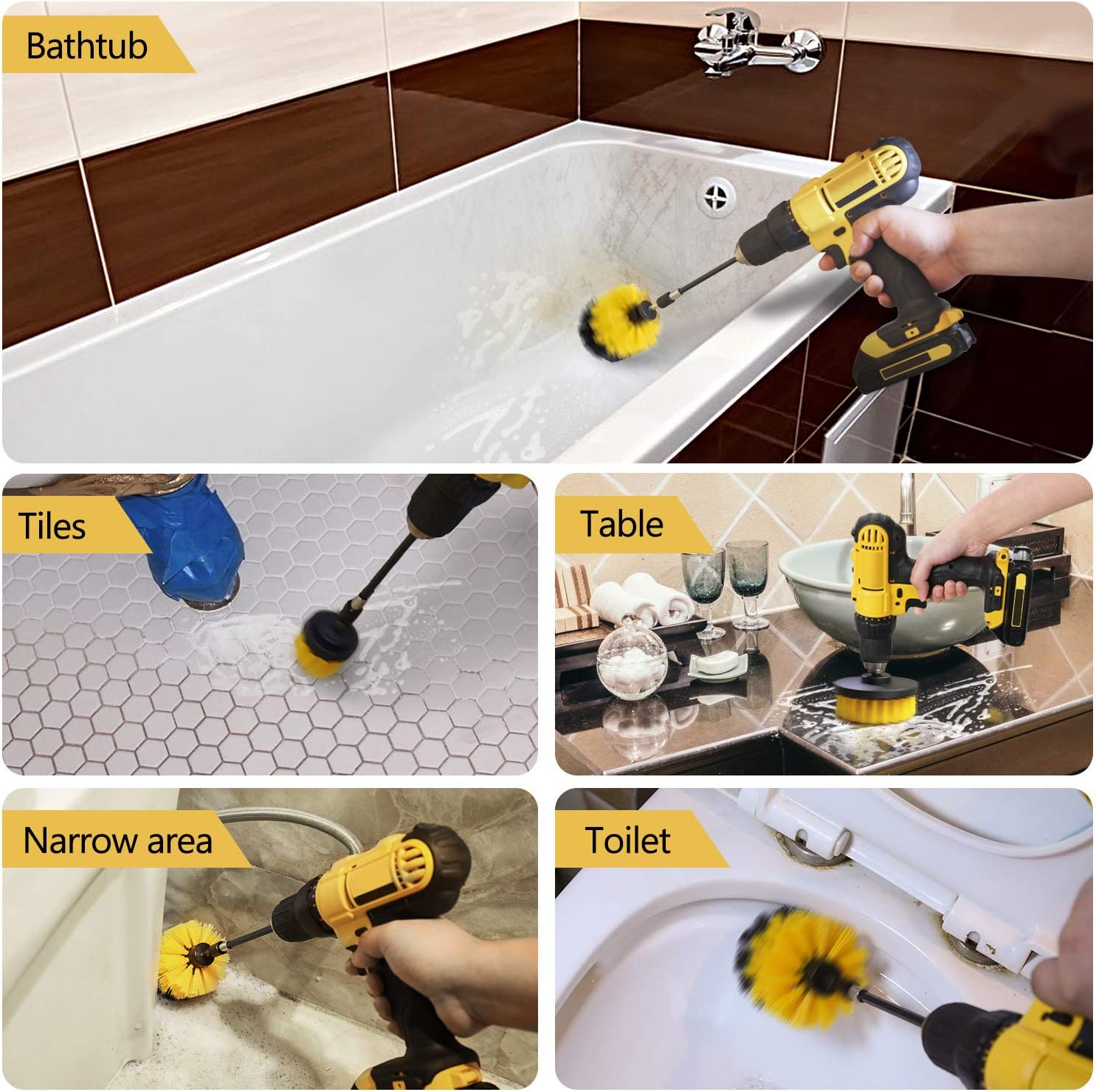 Drill Brush Cleaning Kit