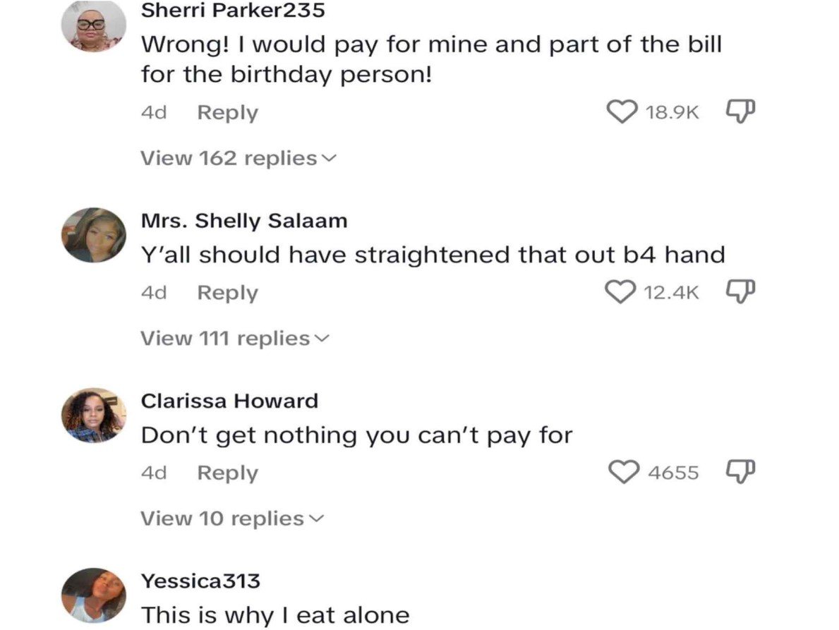 Heated Argument Over 4 600 Dinner Bill Goes Viral Sparks Debate Over Who Is Supposed To Pay